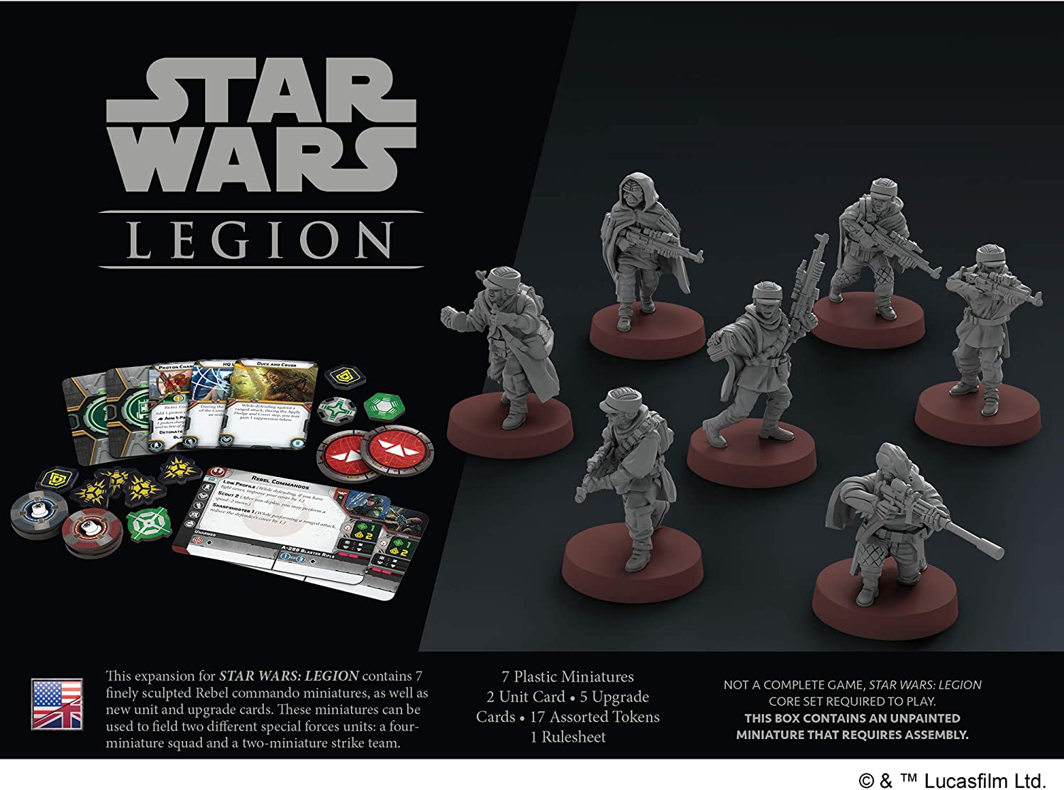 Star Wars : Legion - Rebel Commandos Unit Expansion